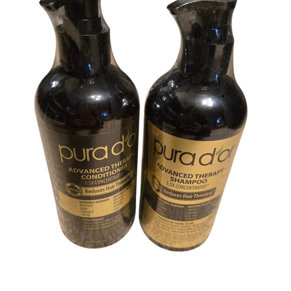 Other - Pura D'or Advanced Therapy Shampoo and Conditioner Set, 16oz Each New In Plastic